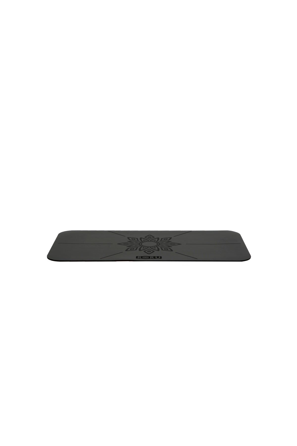 Roru Concept Sun Kaydırmaz Küçük Yoga Padi (Küçük Mat) 64 x 33 cm, Kuru - Nemli Ellere, Doğal Kauçuk, Siyah