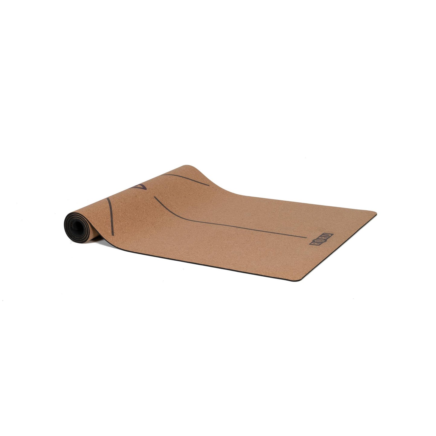 Roru Concept Cork Doğal Mantar Kauçuk Kaydırmaz Yoga Egzersiz Matı 173x62 cm 3 mm Nemli Eller İçin
