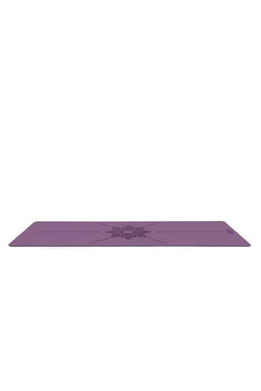 Roru Concept Sun Kaydırmaz Yoga Egzersiz Matı 183 x 68 cm 5 mm Kuru - Nemli Eller İçin, Doğal Kauçuk, Mor